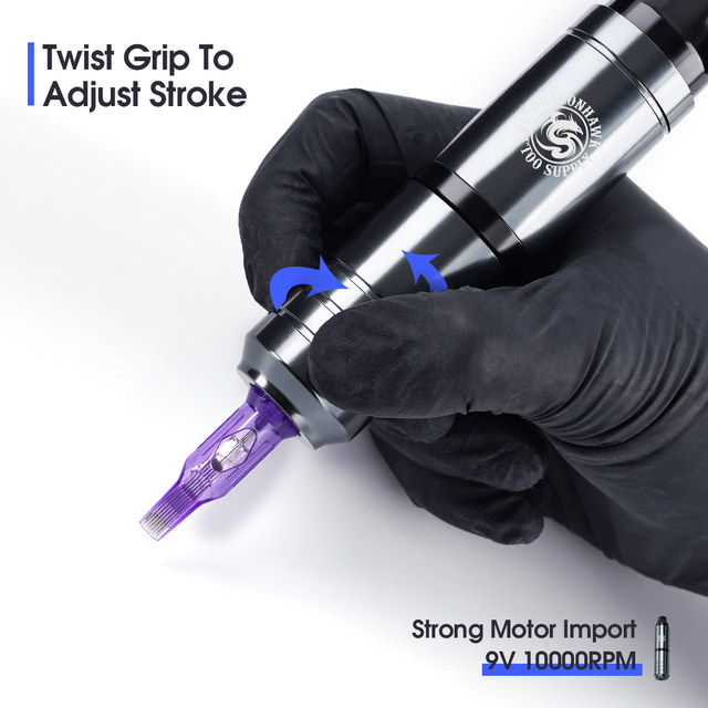 Import Motor Adjust Stroke Tattoo Machine Pen Permanent