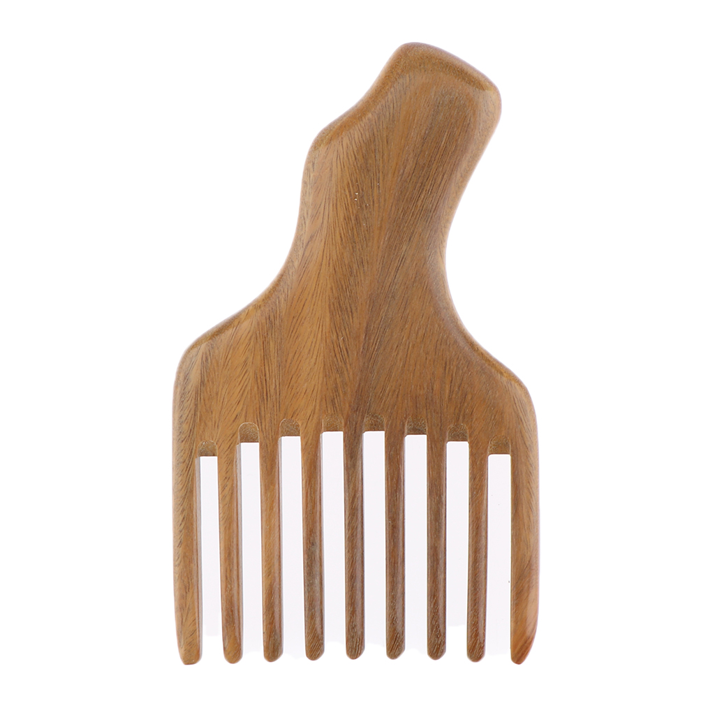 Natural Horn Afro Comb African American Pick Comb Hair Brush Hairdressing Styling Tool