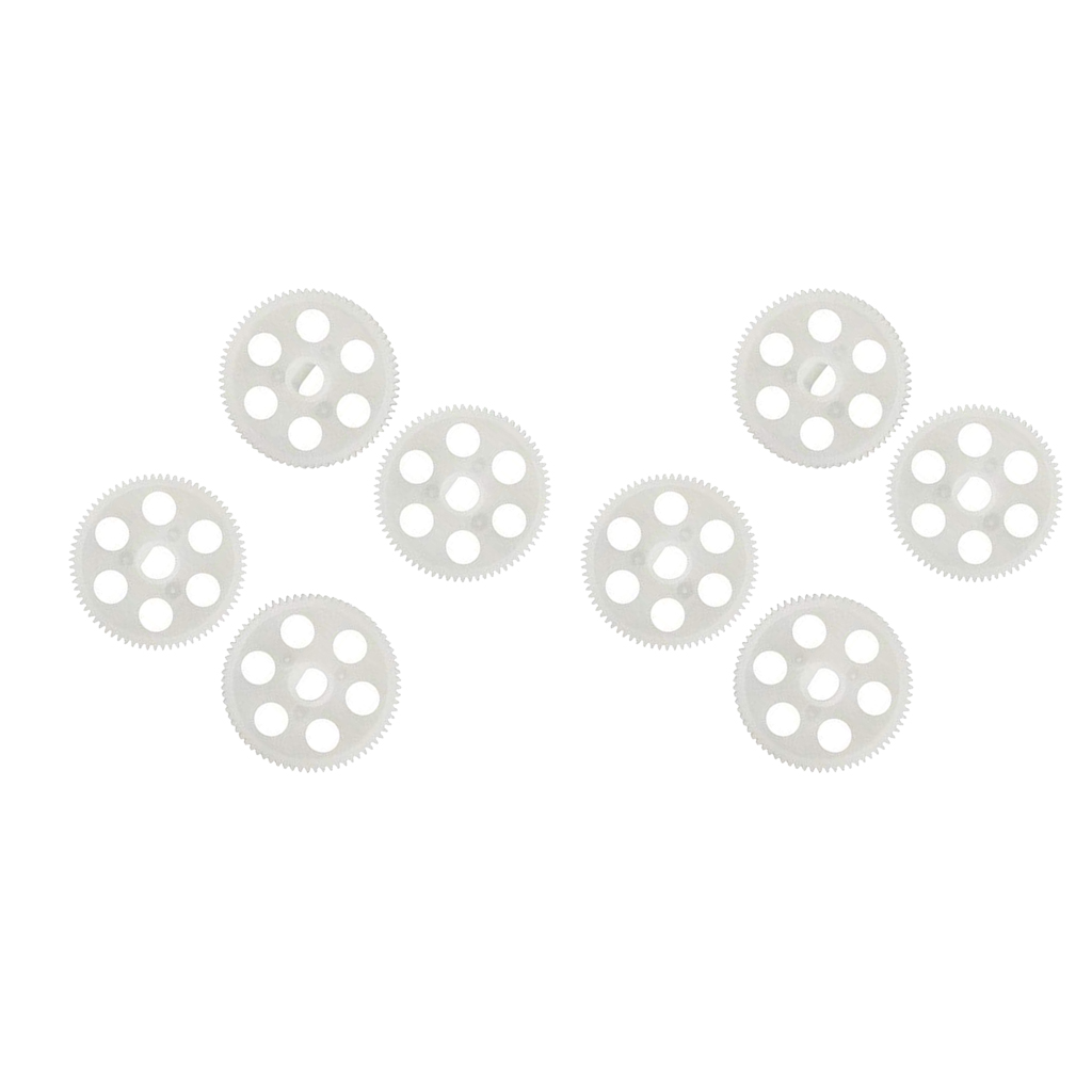 8pcs Big Plastic Gear for UDI ,U818A ,PLUS, U49W, U49C ,AA818, RC Quadcopter ,White