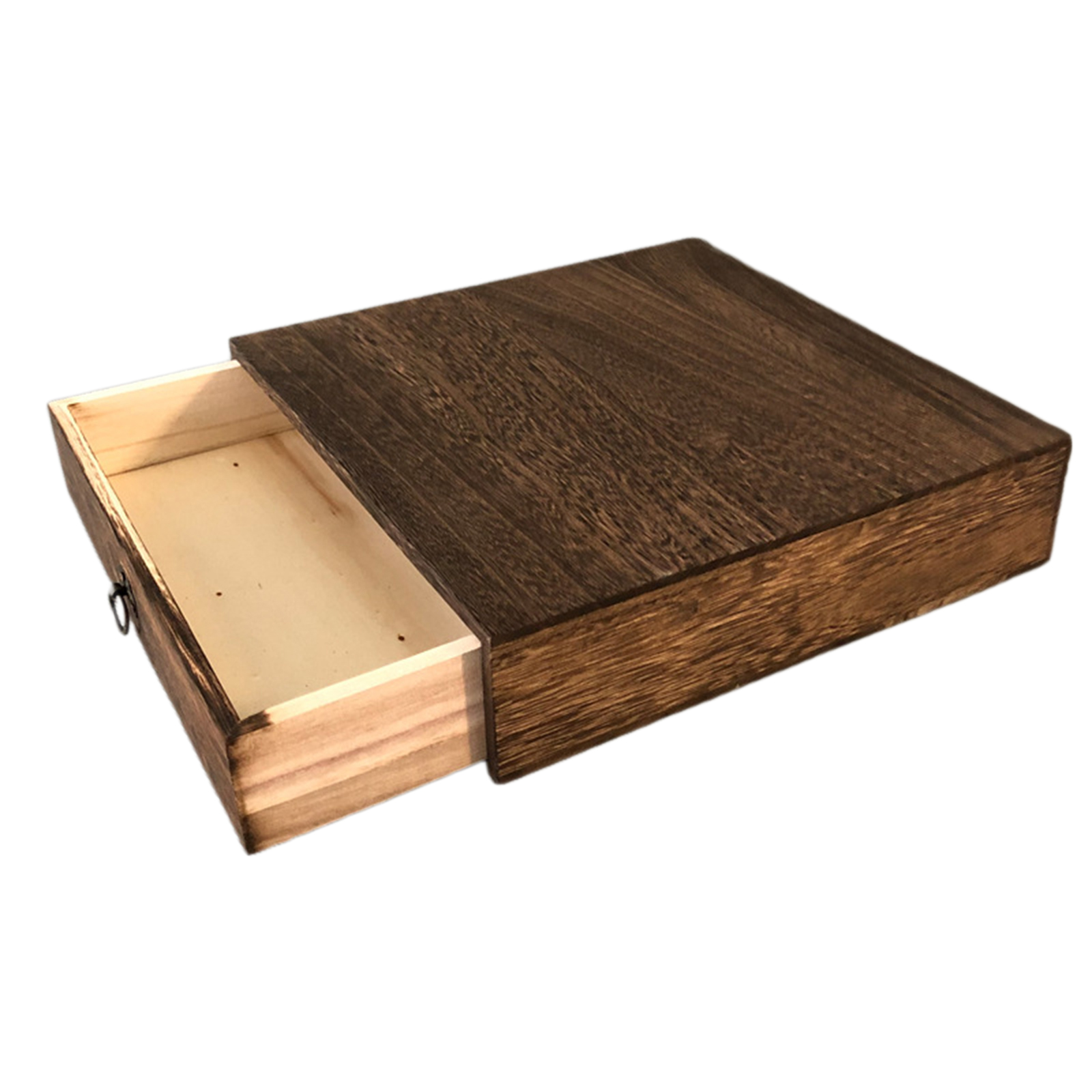 Wooden Storage Box with Lock Jewelry Packing Case Portable Wedding Rings Keepsake Bracelet Organizer Women Men Display Box Gift