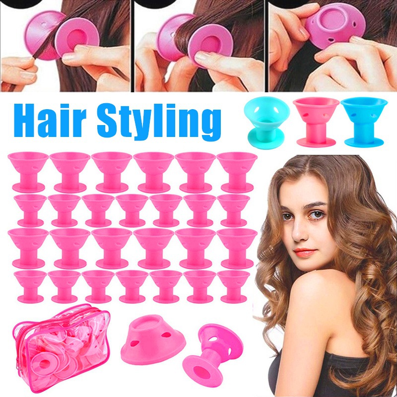 Best of 10 / 20 / 40 Pcs Silicone Hair Rollers No Heat No Clip Soft Rubber Curlers DIY Twisted Hair Styling Tools Magic Hair Care Set Reviews & Tips