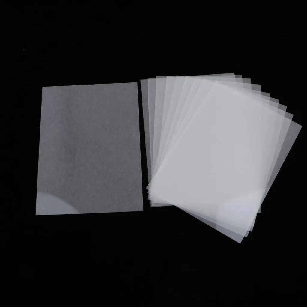 10 Pieces Heat Shrink Paper, Heat Shrink Sheets Clear Shrink Paper Kit,