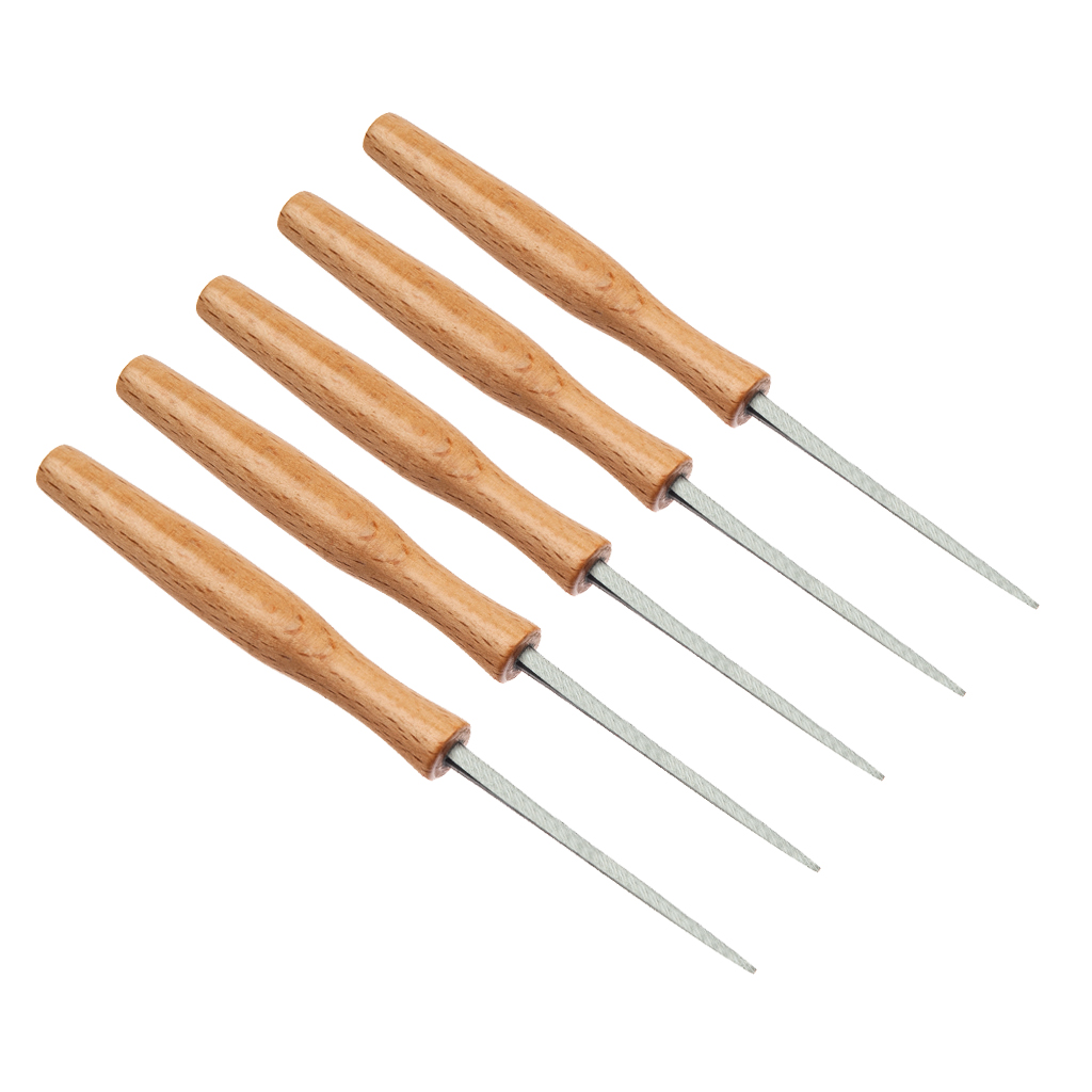 5x Piano Tuning Tool Awl String Machine Tools Maple Handle Φ1.2 Teeth