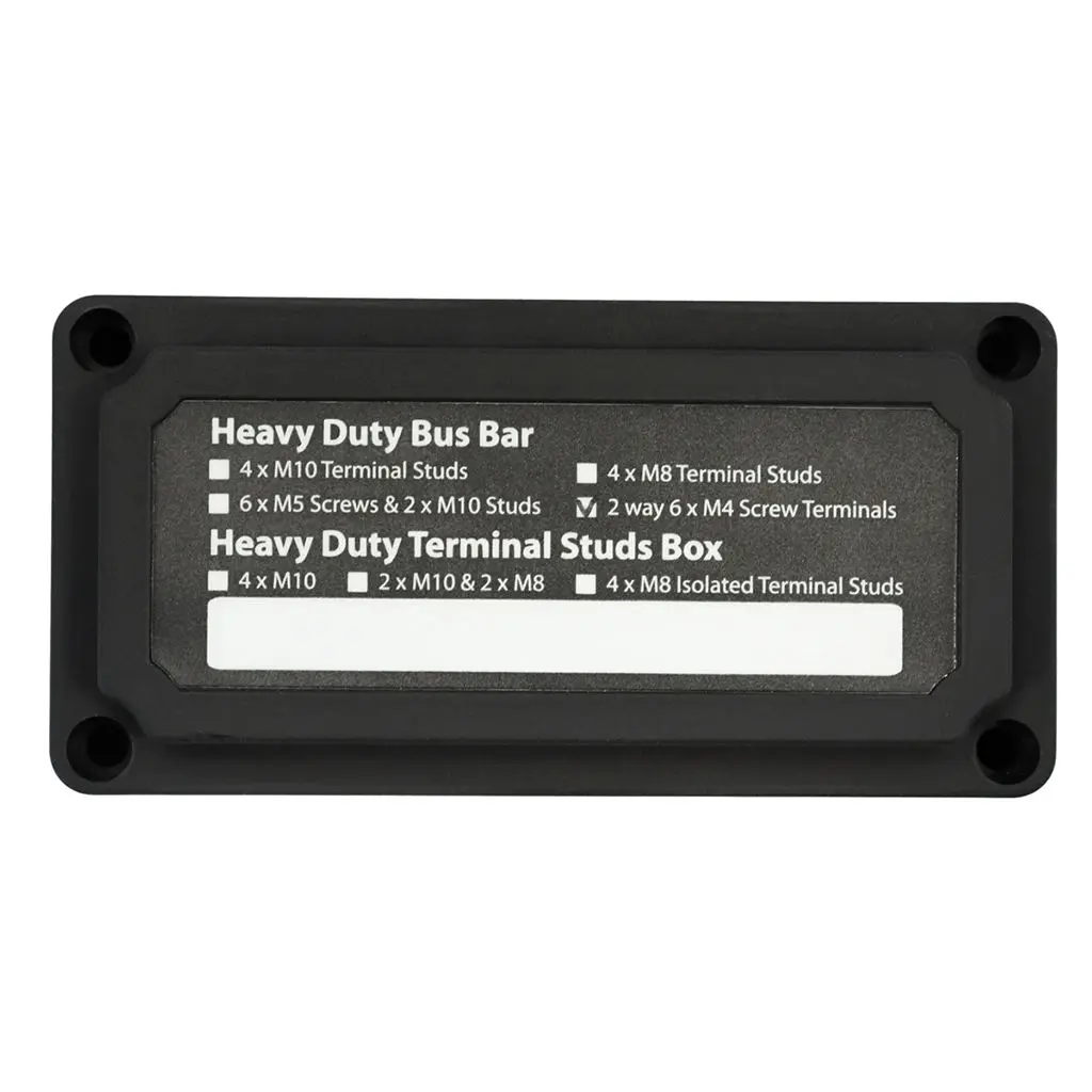 Bus Bar Power Negative Distribution Box Terminal Block 100 Amp Heavy Duty