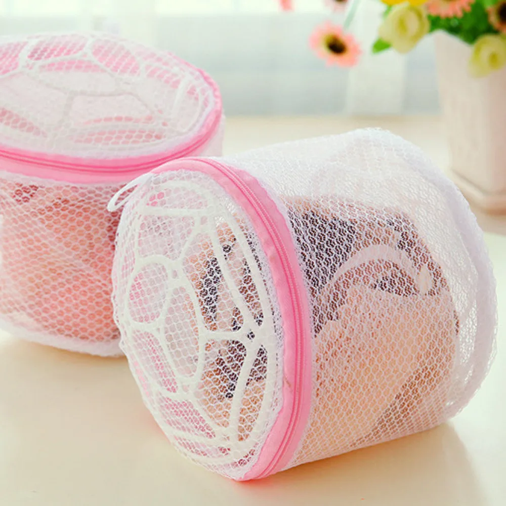 rolling laundry basket Home folding mesh laundry bag high quality underwear socks laundry net bag durable and efficient cleaning clothing laundry bag white wicker laundry basket