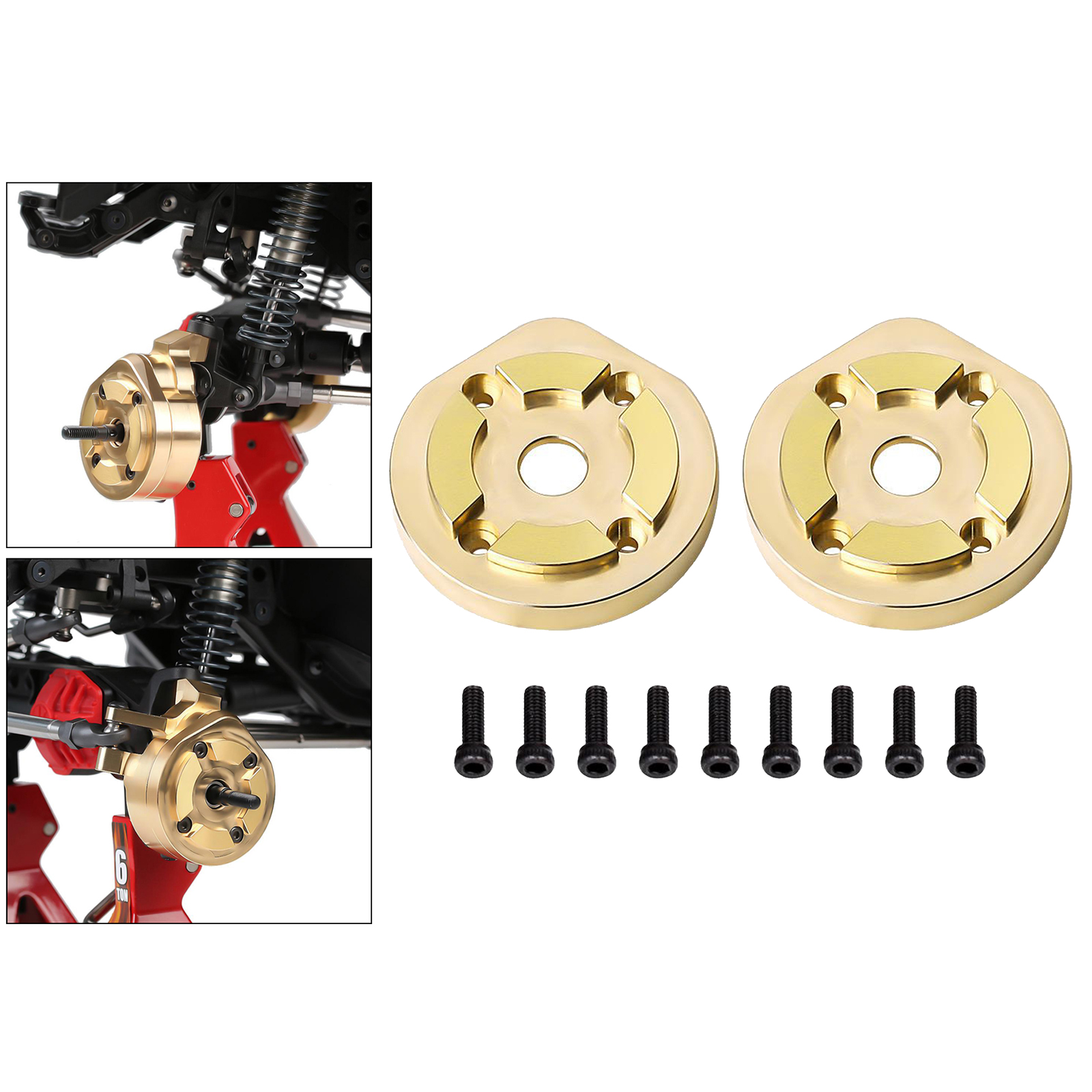 2x Brass Counterweight Balance Weight portal cover Upgrade Accessories