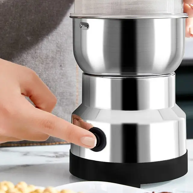 Electric Coffee Grinder Cereals Nuts Beans Spices Grains Grinder Machi –  Boss Brew Coffee