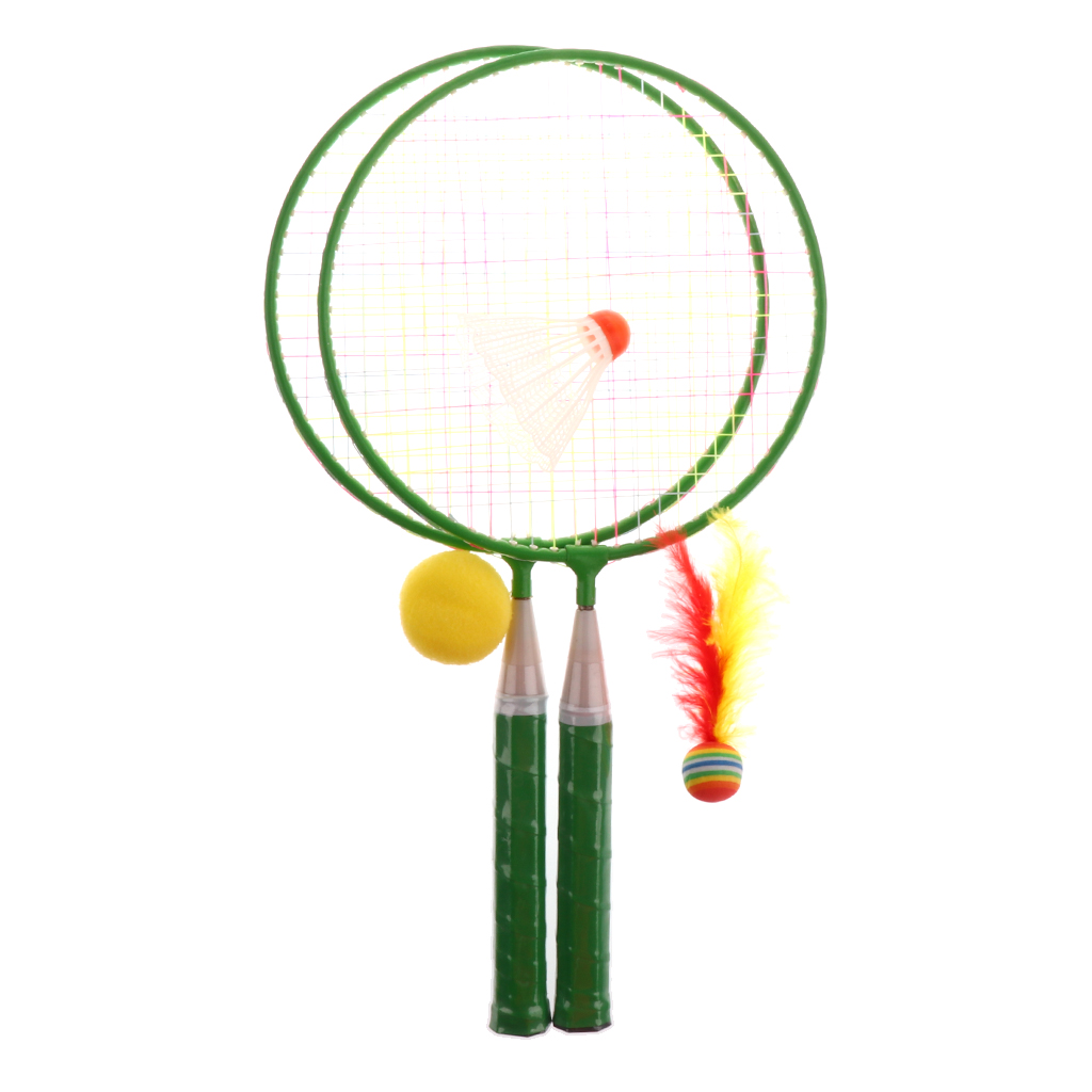 Kids Child Mini Badminton Tennis Rackets Birdie Whole Set Outdoor Indoor Sport Game Toys
