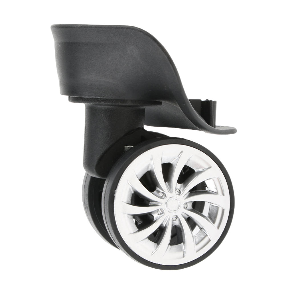 Luggage Mute Swivel Wheels Suitcase Replacement Repair Casters( A01,Couple)