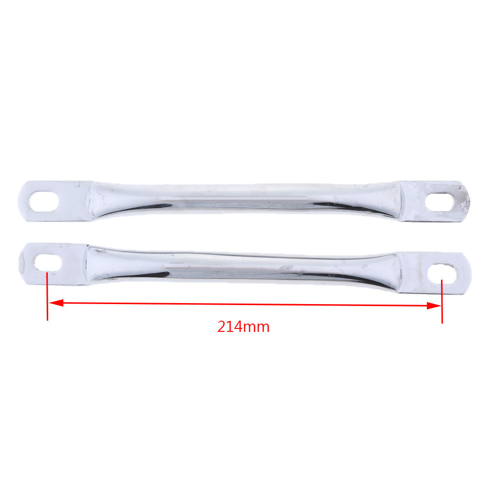 2Pcs Motorbike Rear Grab Bar Rail Handle for Suzuki GN125 / GS125