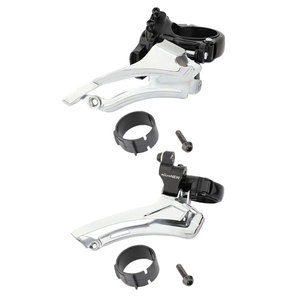 Front Derailleur Handlebar Transmission Derailleur 7/8/9/10/11 Speed Groupset Steel Shifter Lever for Bicycle Cycling