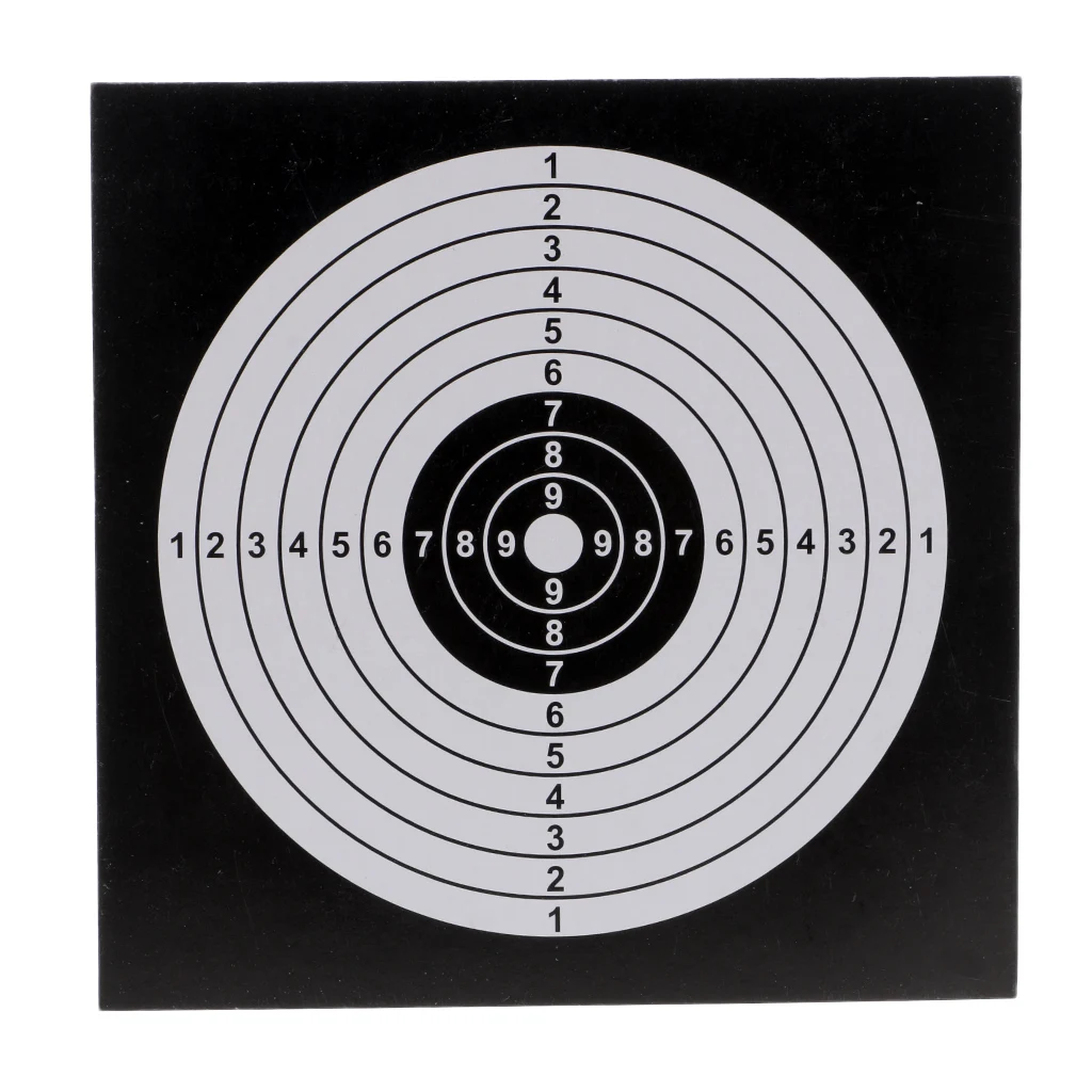 100x Adhesive  Reactive Paper Targets for  Practice