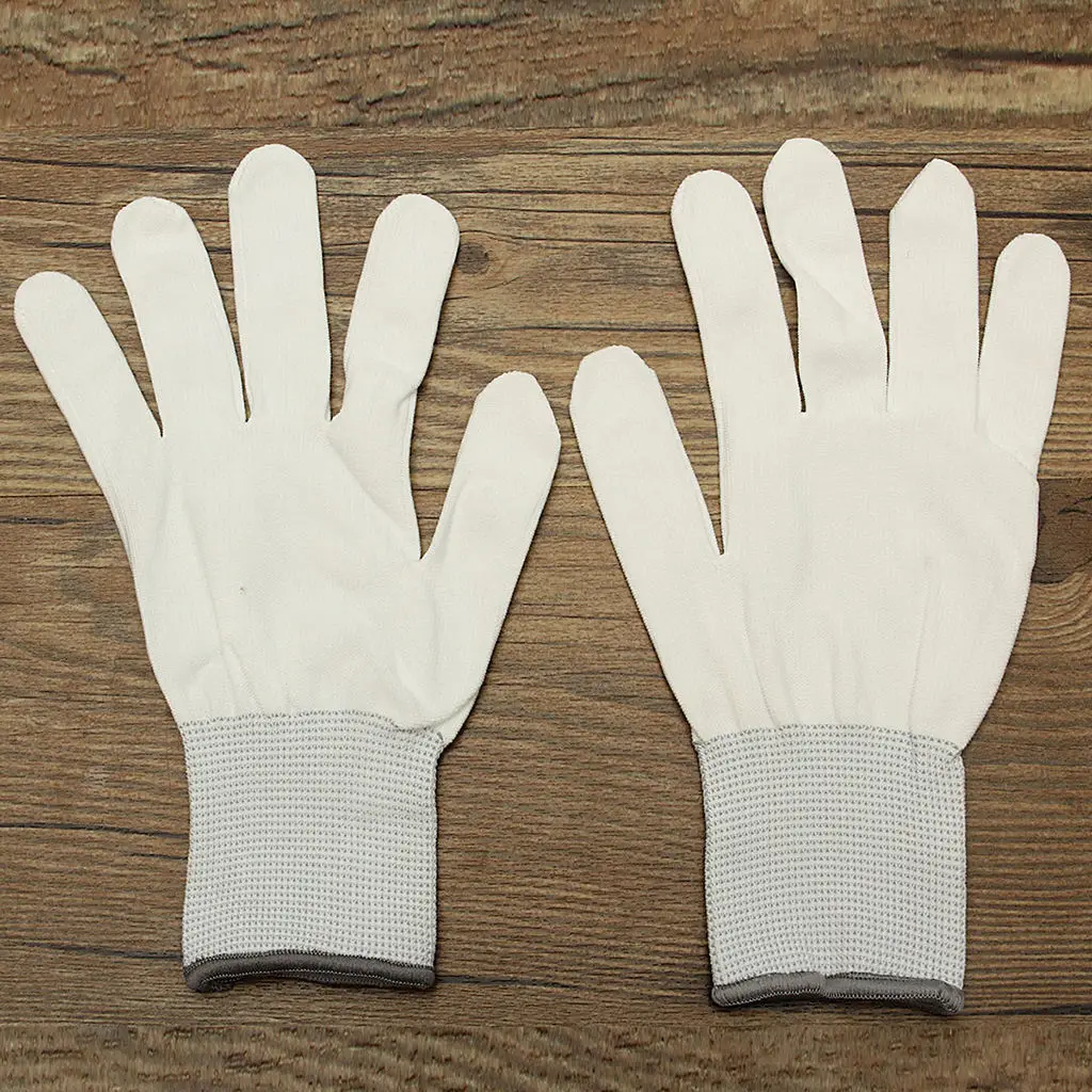 6 Pairs Professional Vinyl Wrap Wrapping Cotton Gloves Anti-static