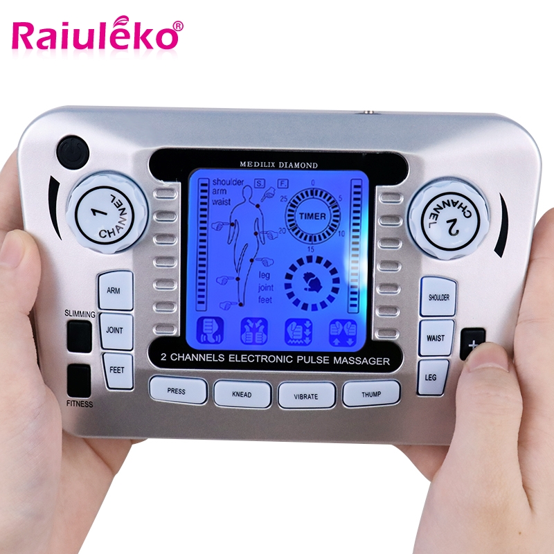 Best of 20 Levels Body Massage Electronic Slimming Pulse Massage Muscle Relax Pain Relief Stimulator Tens Acupuncture Therapy Machine Reviews & Tips