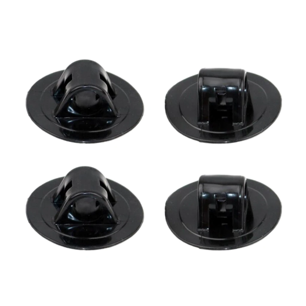 4 Count Inflatable Kayak Engine Boat Motor Bracket Plate Mount Clip Support