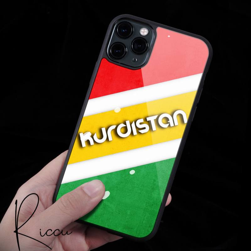 wholesale Kurdistan Flag Phone Case Rubber for iPhone 12 11 Pro Max XS 8 7 6 6S Plus X 5S SE 2020 XR 12Mini case iphone 8 plus waterproof case