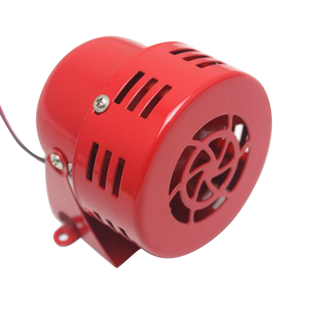 110dB Car Horn Motorcycle Air Siren Metal Horn Auto Air Raid Retro Siren Horn For 12V Car Truck Boat SUV Yacht Trailer RV ATV