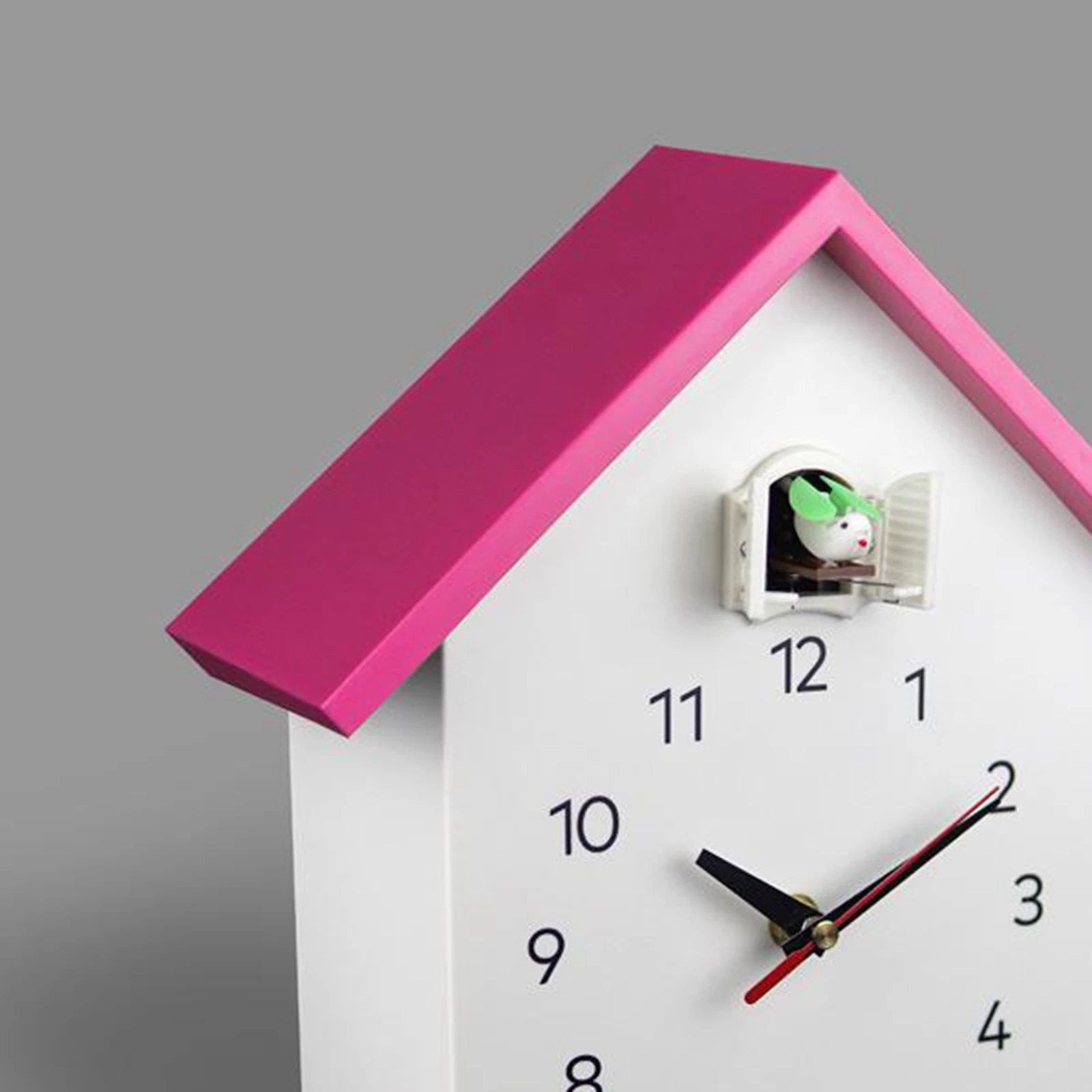 Digital Cuckoo Clock Bird House Wall Clock Tabletop School Livingroom Clock