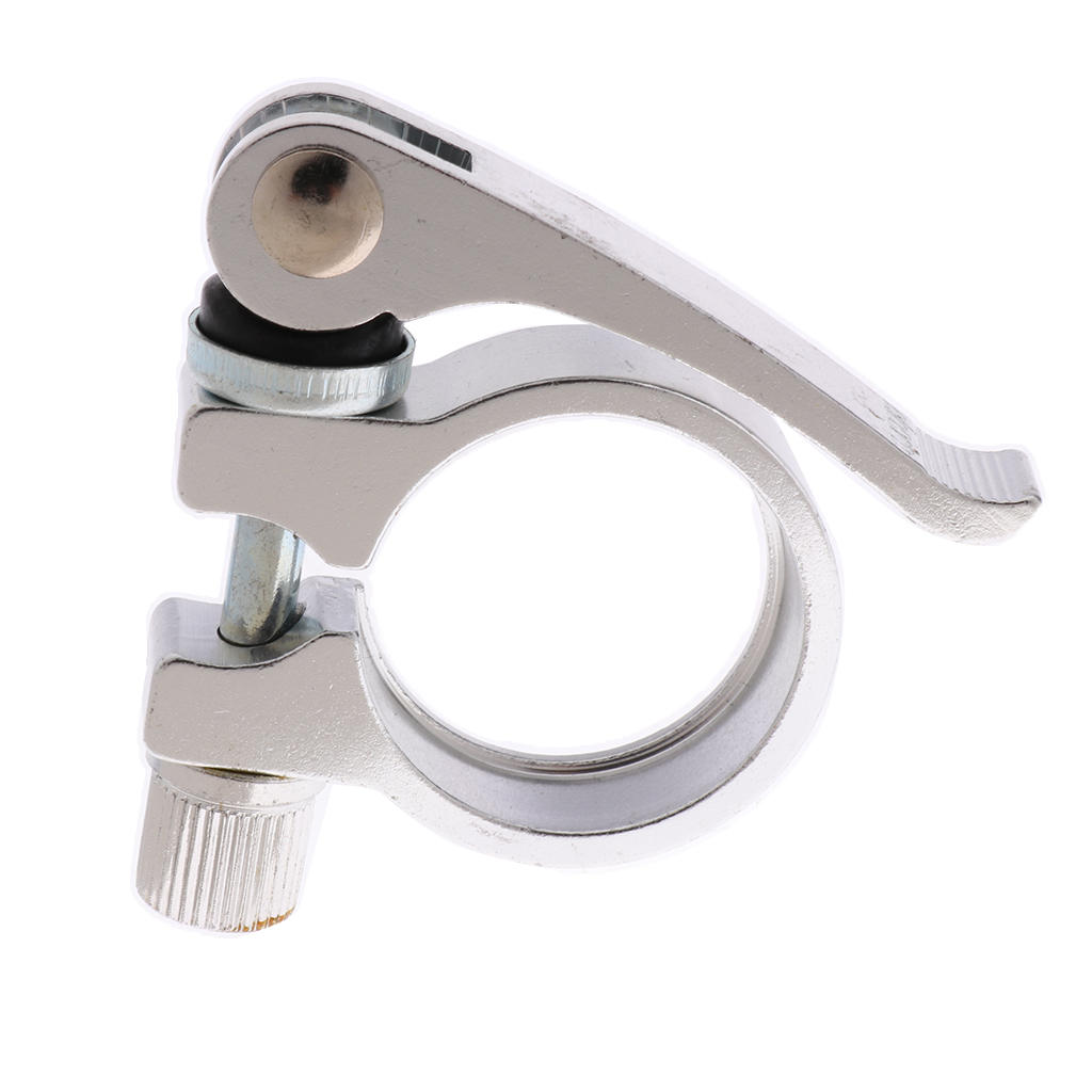Bicycle Seatpost Clamp 31.8/35mm Quick Release Seat Post Clamp Bicycle Parts High Strength Lightweight