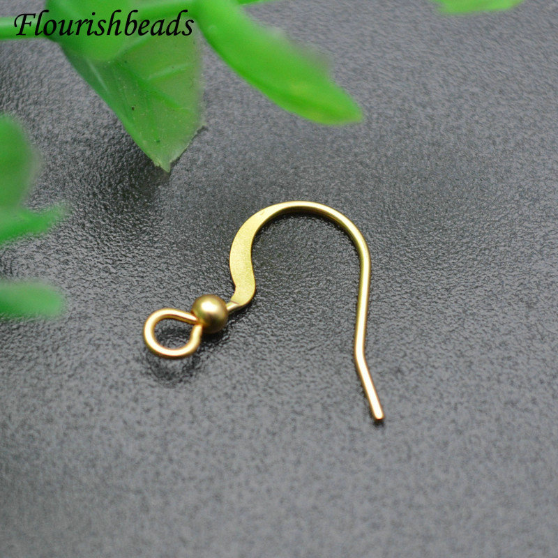 Atacado 200pc acabamento fosco ouro cor metal