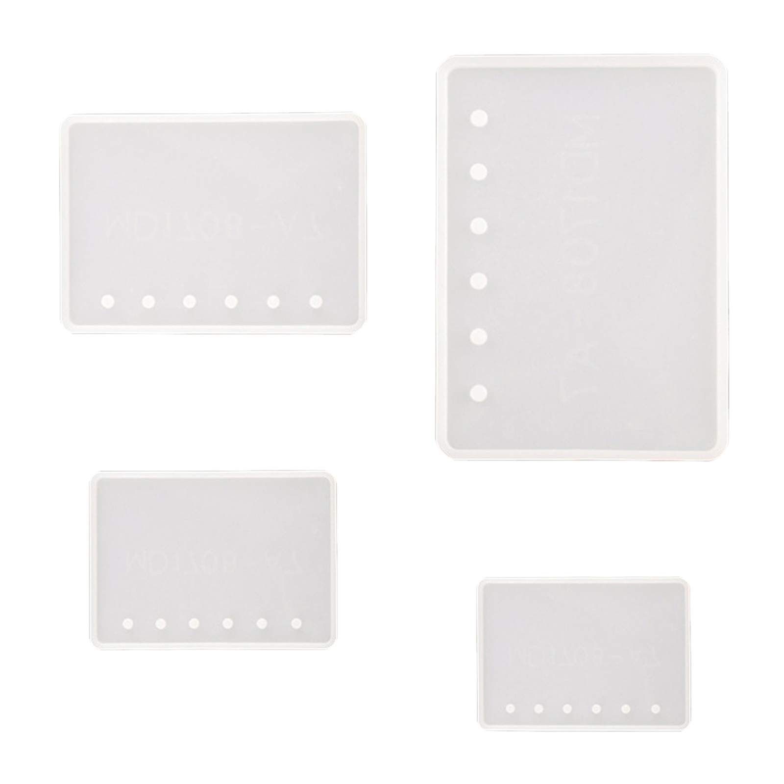 Silicone Notebook Mold for B5 A5 A6 A7 Clear DIY Handmade Epoxy Resin Art Jewelry Crystal Book
