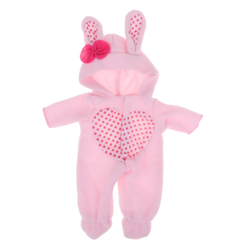 Adorable Pink Jumpsuit Hat Suit for 25cm Mellchan Dolls Dress Up Accessories