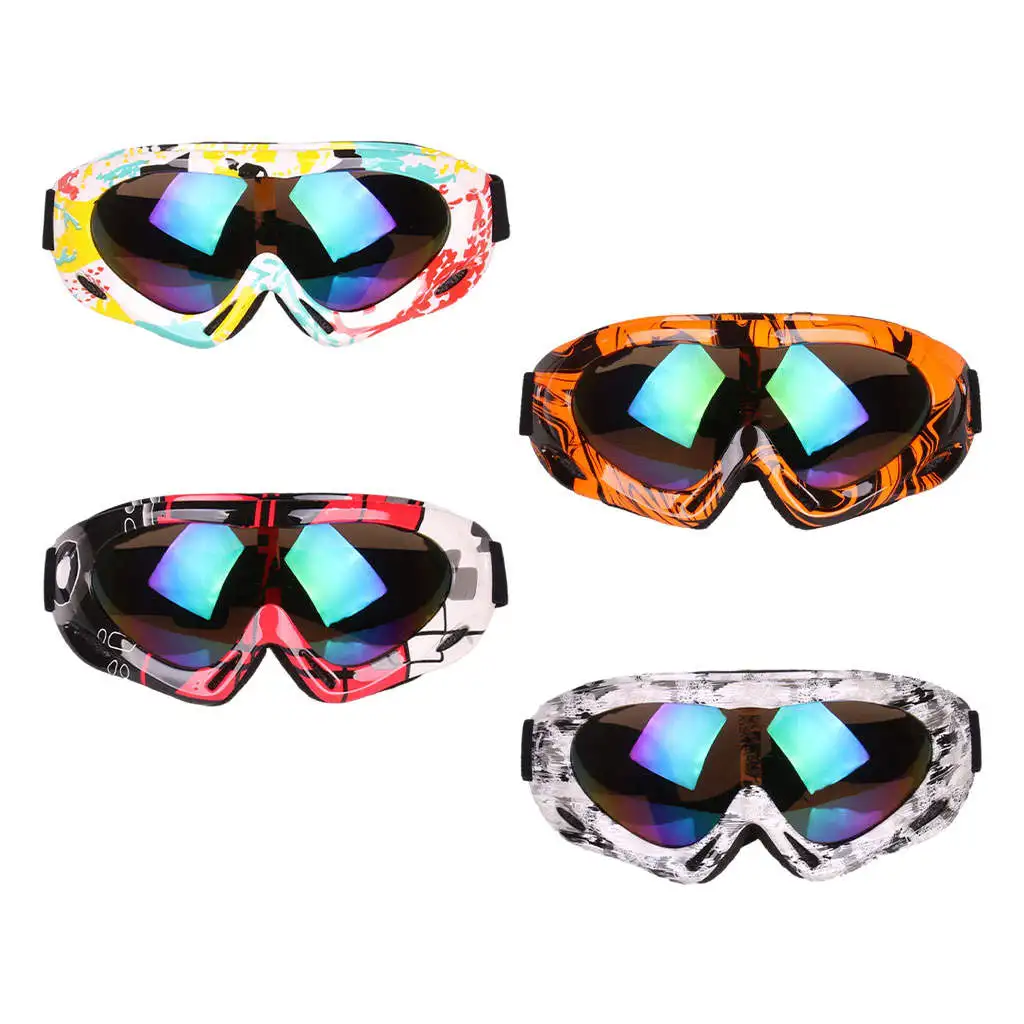 Winter Windproof Skiing Glasses Goggles Outdoor Sports Glasses Ski Goggles UV400 Dustproof Moto Cycling Sunglasses