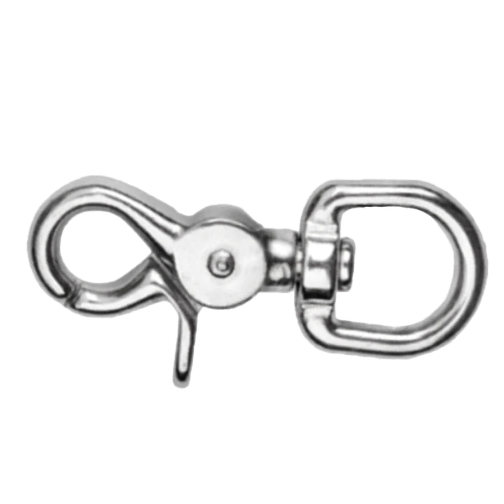 Swivel Eye Clasps Clip Fastener Spring Snap Buckle Hook Keychain Locking Carabiner Hardware