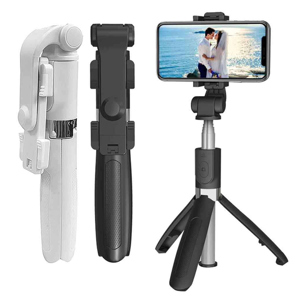 Phone Tripod, Selfie Stick Tripod with Bluetooth Remote for iPhone, Cellphone Tripod for iPhone 11