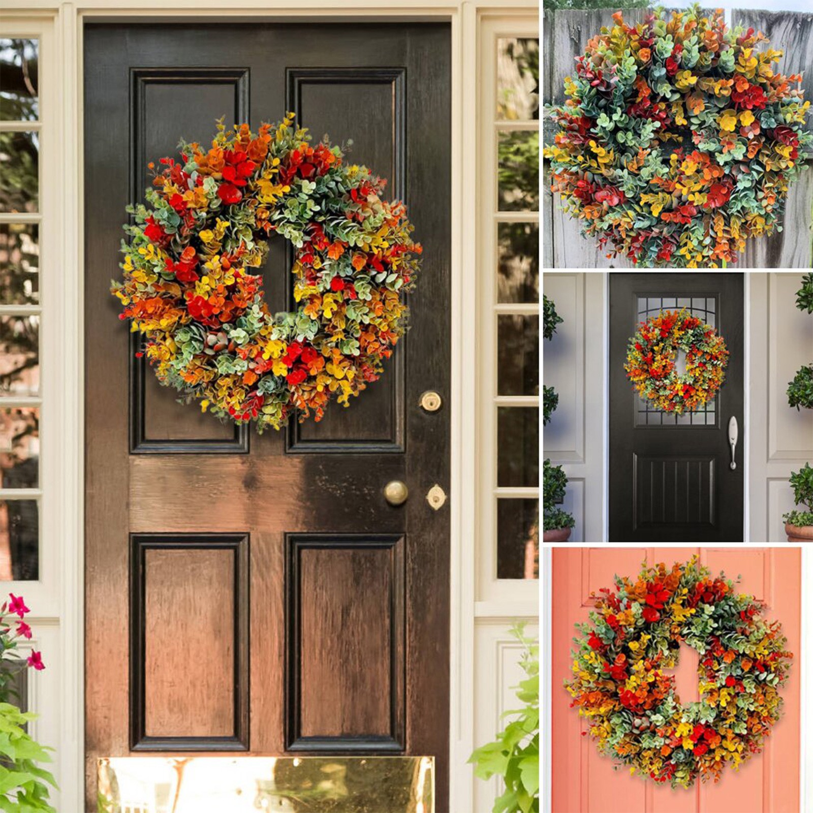 Christmas door wreath rust фото 111