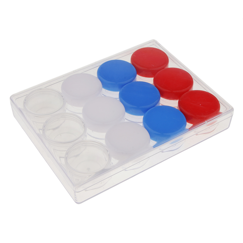 12 Pieces Empty Cosmetic Pot Jar Tin Screw Lid Craft Plastic Container Box