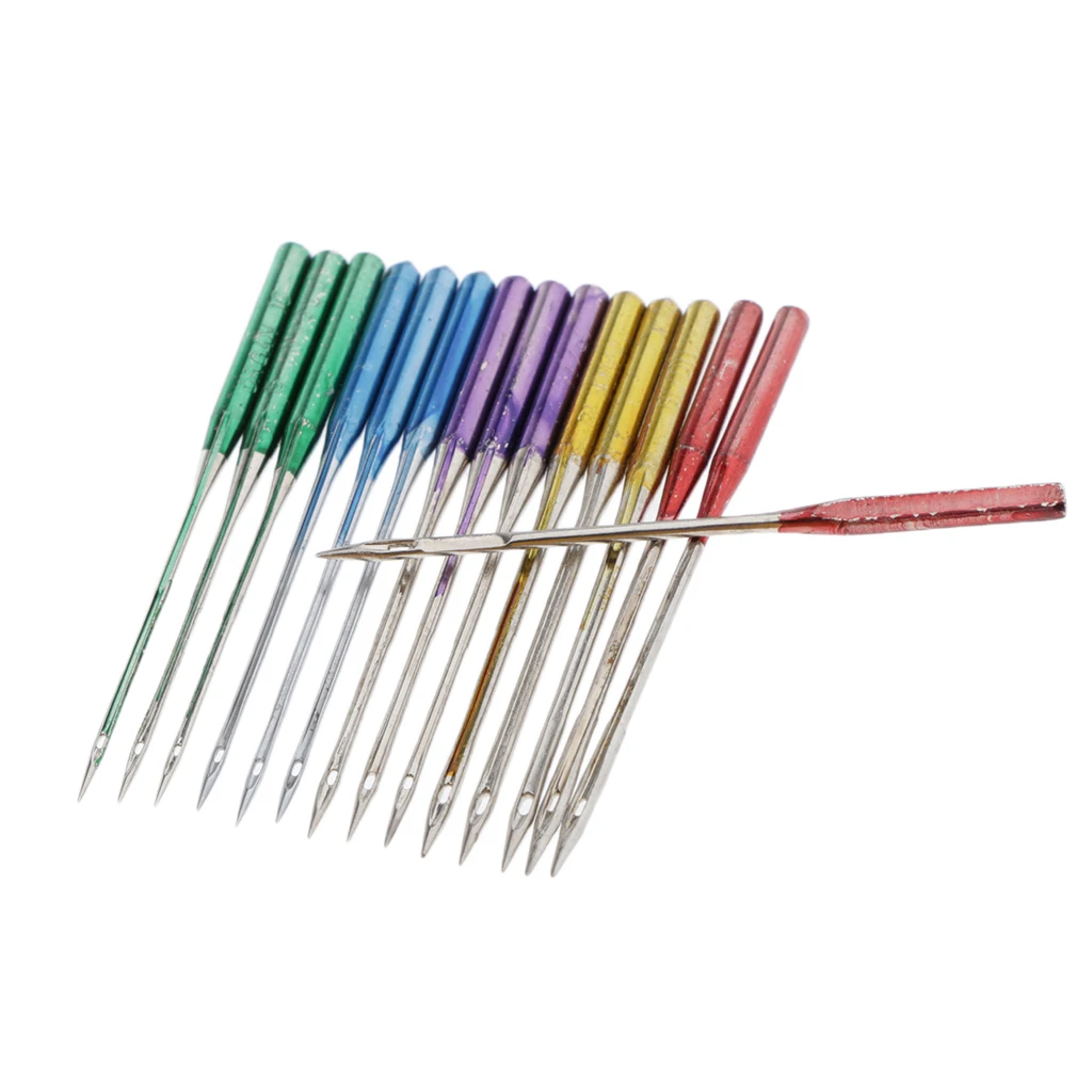 15pcs Universal Sewing Machine Needles Sizes Threading Industrial Sewing Machine Accessories 90/14 110/18 65/9 100/16 75/11