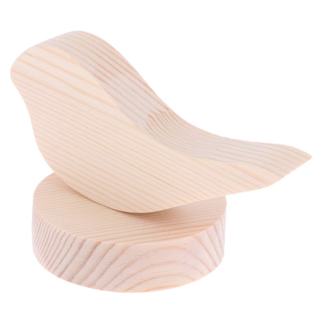 Bird Shaped Wood Sunglasses Eyeglass Rack Display Stand Holder Organizer Home Office Decor