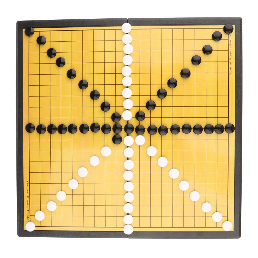 Board Chess Game  Travel Portable Chess Set Weiqi Go Games Plastic