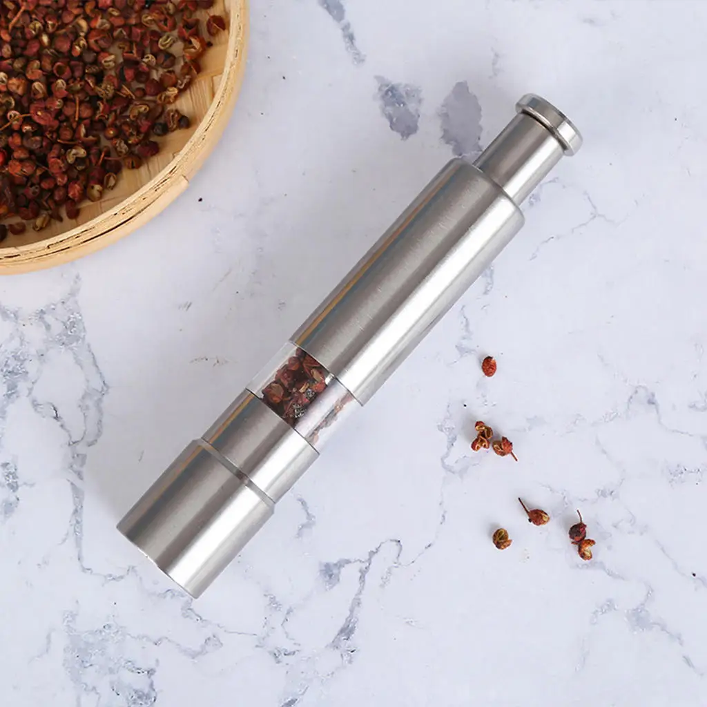Portable Pepper Grinder Thumb Press Grinding Tools Spices Mill Shaker Spice Mill Salt Mill Muller for Kitchen Accessories