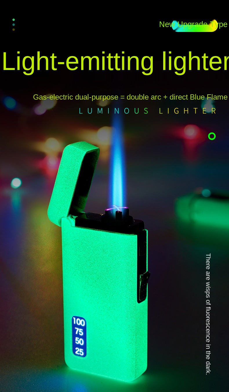 Novo à prova de vento luminoso usb