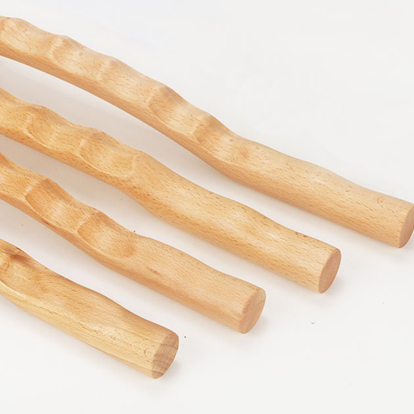 4Packs Wood Gua Sha Scraping Massage Tool Stick for Back Neck Waist Leg Shoulder, more effective, less painful