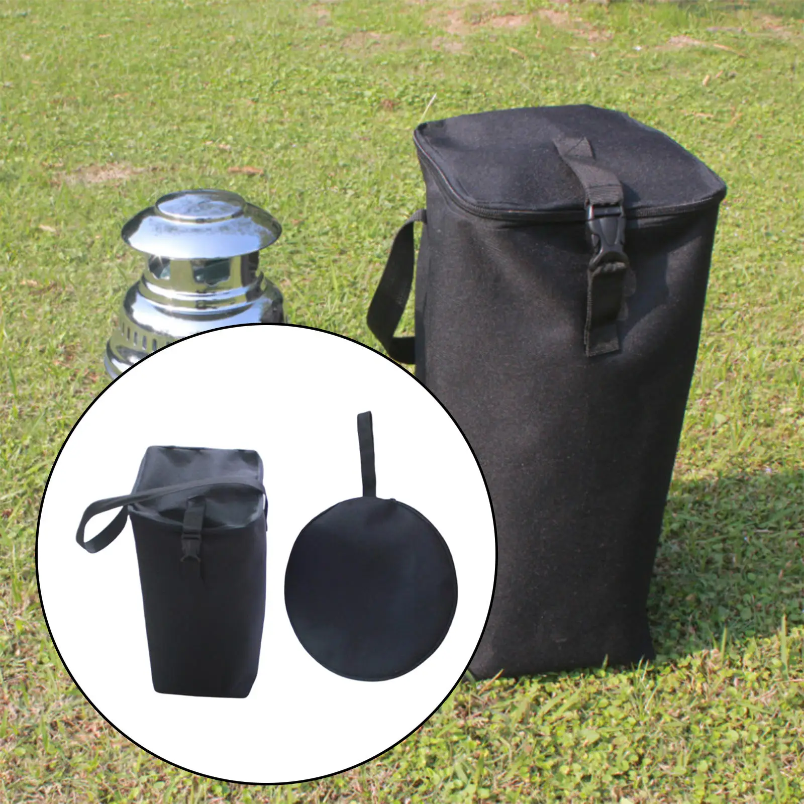 Gas Lantern Bag Multi-Function Camping Lamp Equipment Protection Bag Gas Tank Storage Bag for Hiking Backpacking Fishing Camping