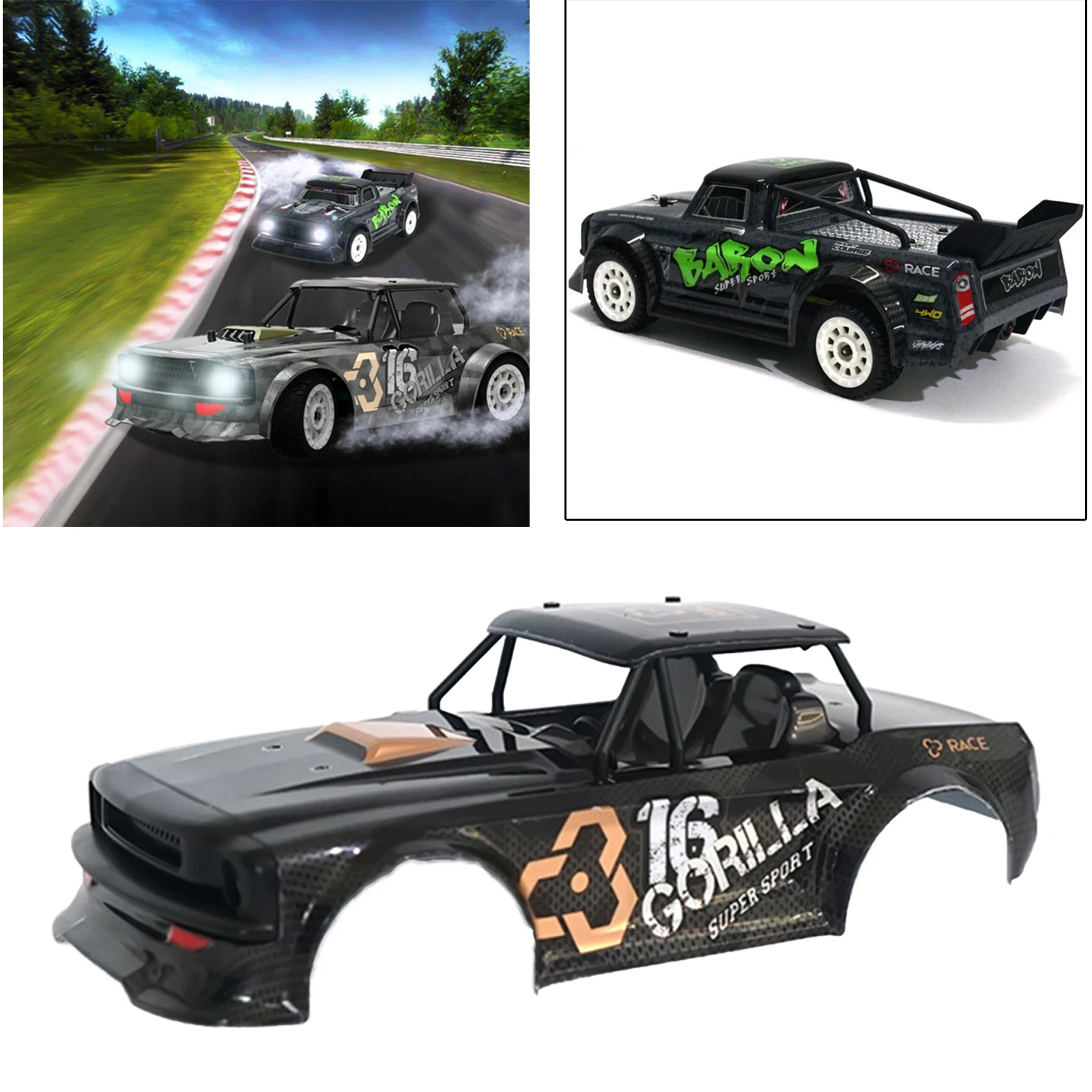 Body Shell Replacement for SG-1603 RC Rally Car Modified Upgrade Parts