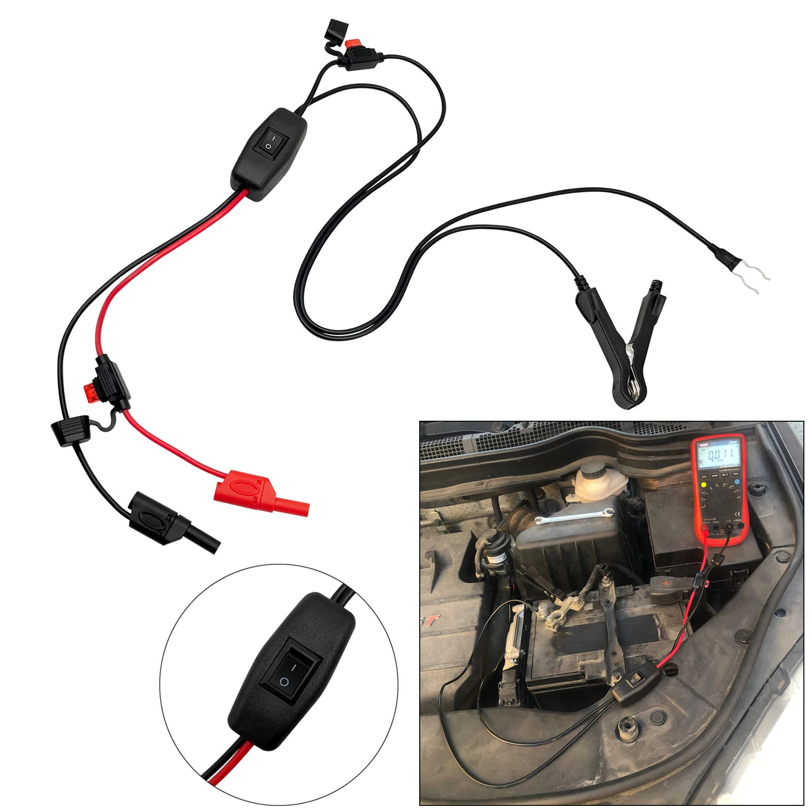 Car Parasitic Drain Tester Power Probe Voltage Diagnostic Tool Automotive Battery Test