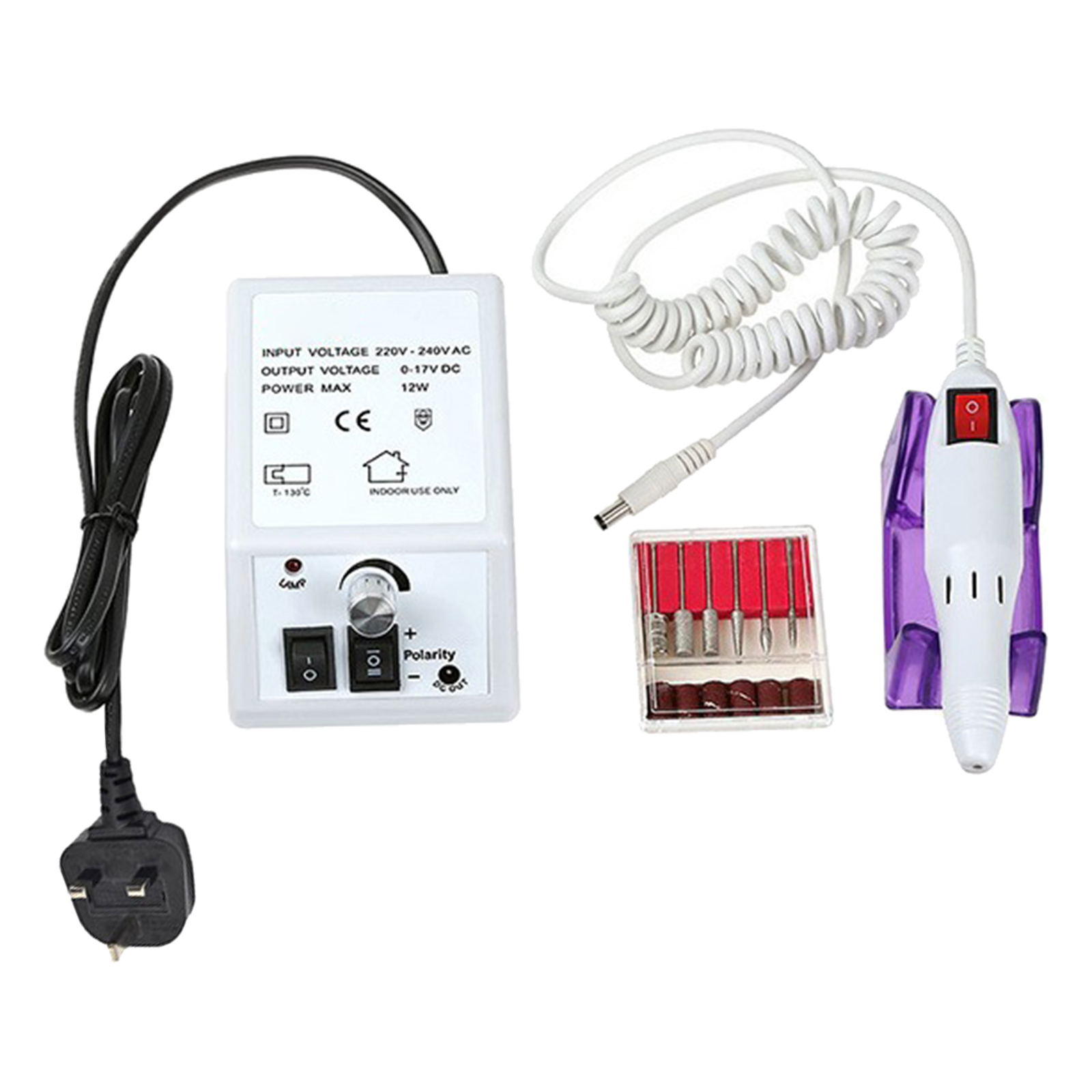 Portable Electric Nail Drill Pro for Acrylic Nails Remove for Home Salon Use