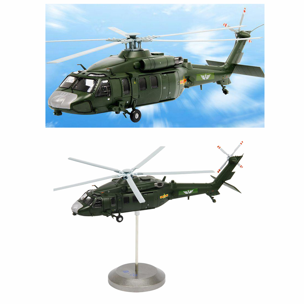 1:72 Scale Diecast China's 20 Armed Helicopter Model Aircraft Home Decor