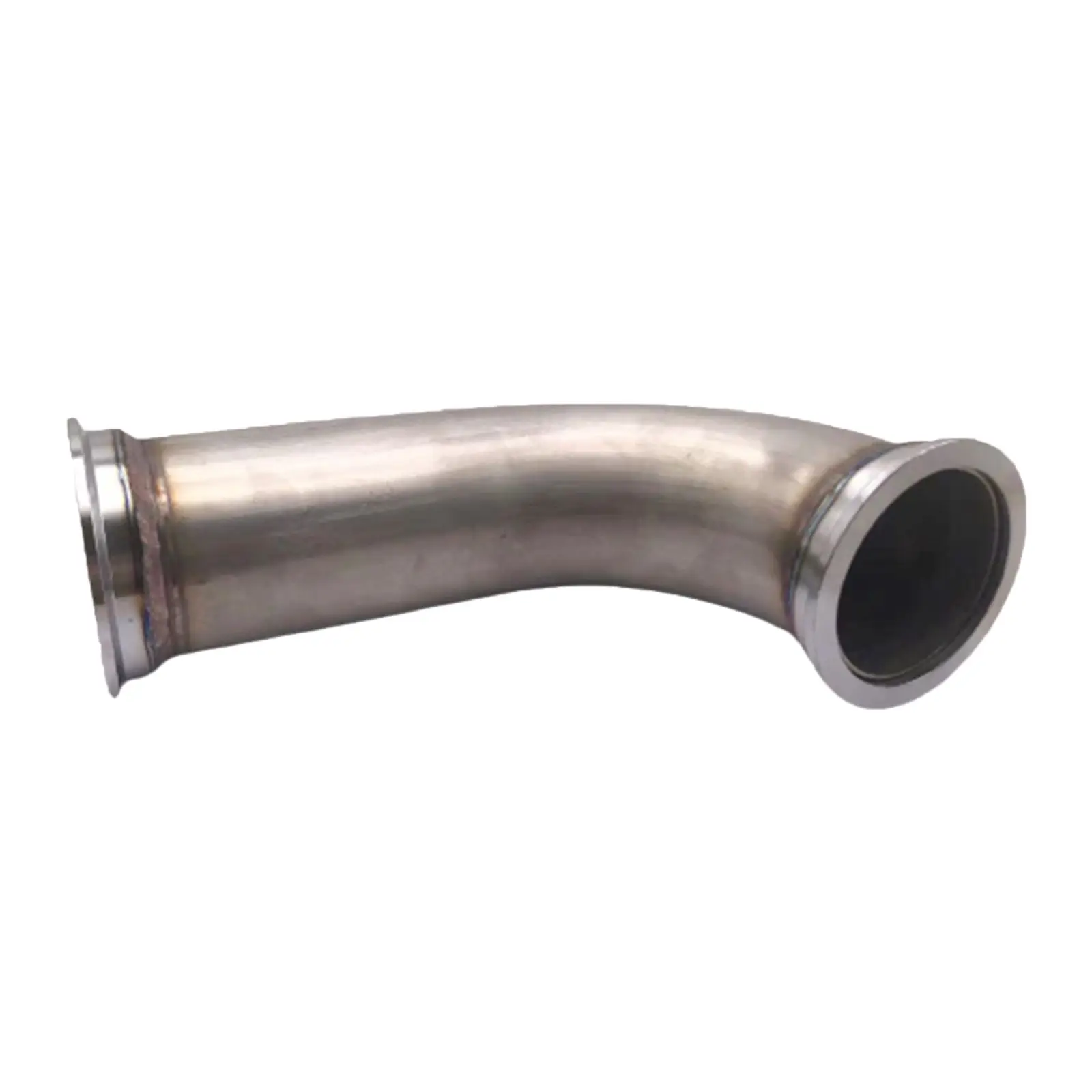 90 Degree Stainless Steel Elbow Adapter Downpipe Compatible for 2.5