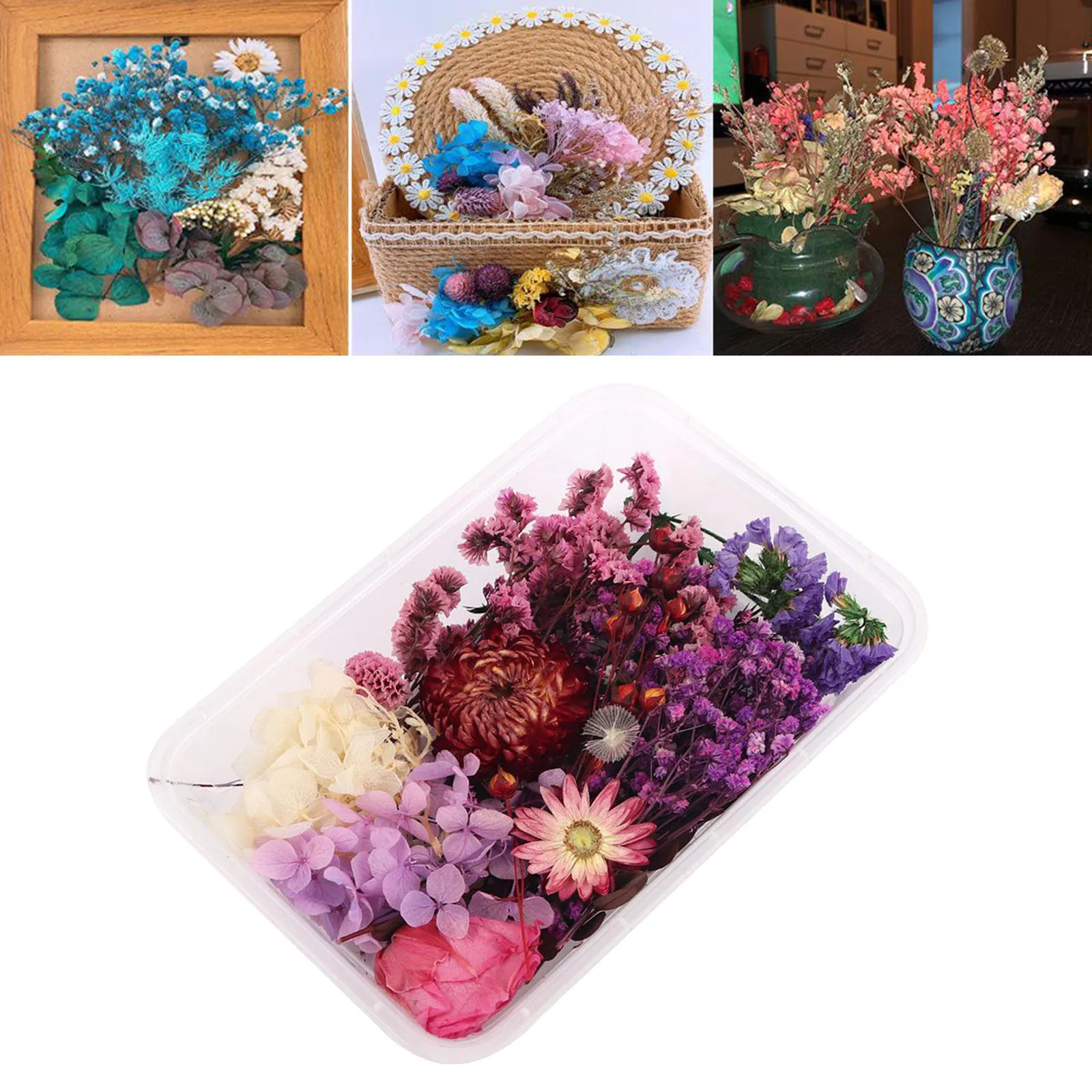 1 Box Real Dried Flower Resin Mold Fillings UV Expoxy Flower For Epoxy Resin Molds Jewelry Making Craft DIY Accessories