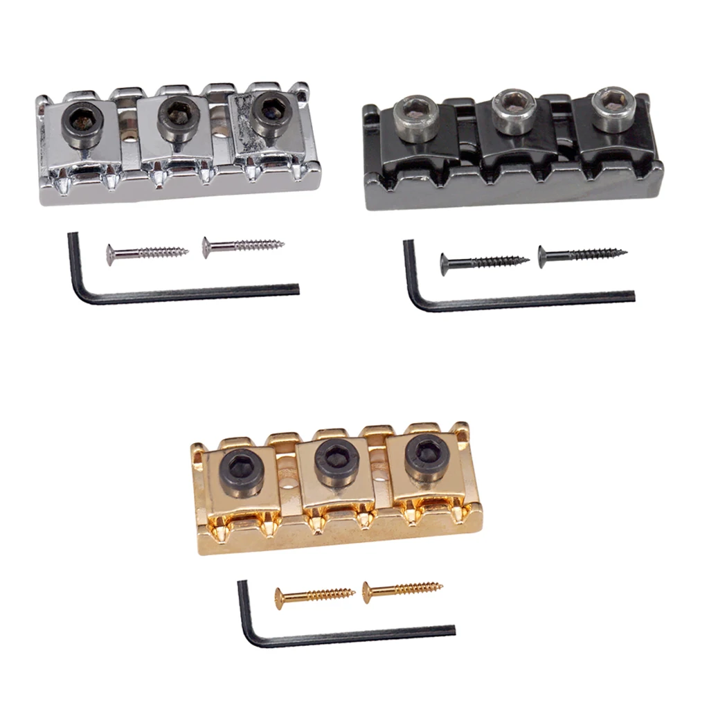 43mm Double Tremolo Bridge System String Nut for Electric Guitar Replacement Parts