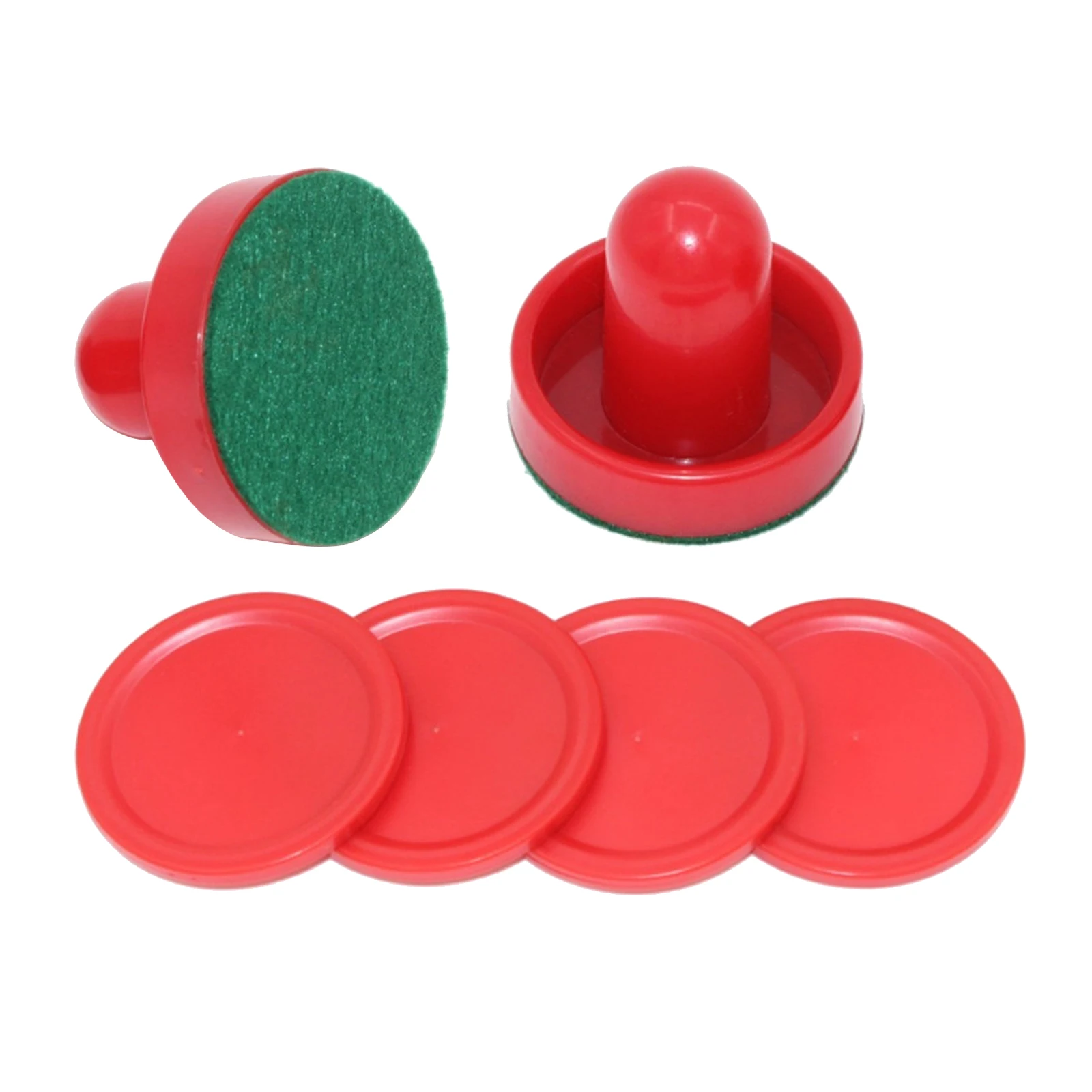 NEWMIND Air Hockey Paddles and Pucks Small Size for Kids Adult Great Goal Handles Pushers Replacement Accessories for Game Tables 