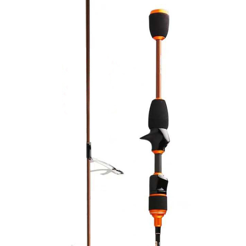 reta curvo fibra de carbono baitcasting pesca