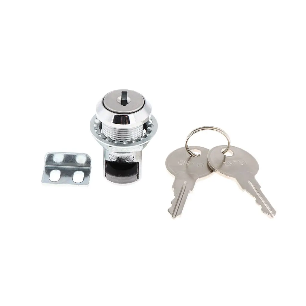 Zinc Alloy Push to Close Latch with Key for Boat and Motorbike Glovebox