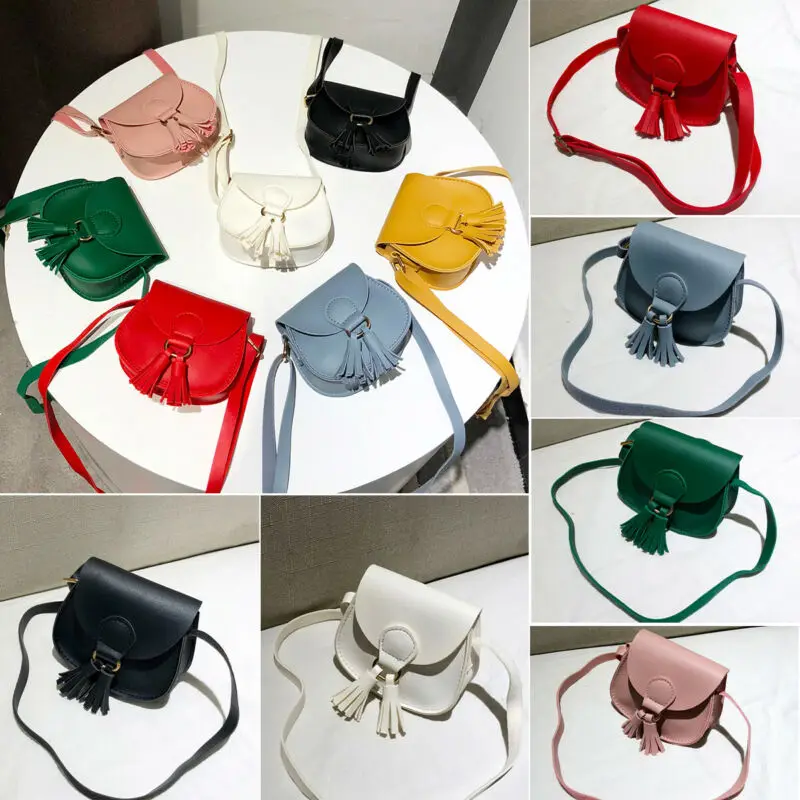 Fashion Womens Bag Vintage Handbag Small Mini Messenger Tassel Shoulder Bags US 