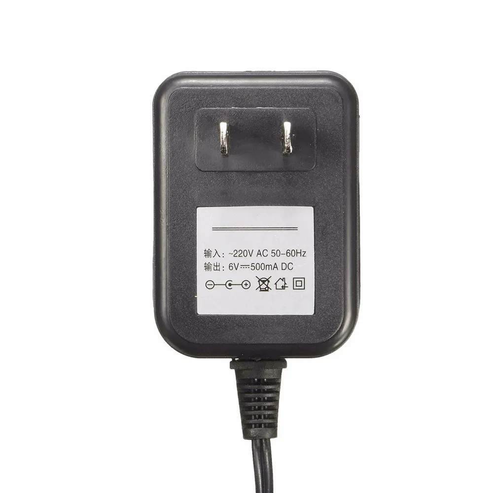 6V Wall AC Adapter Charger Power Supply For Kid TRAX ATV Quad Ride On Car Props 